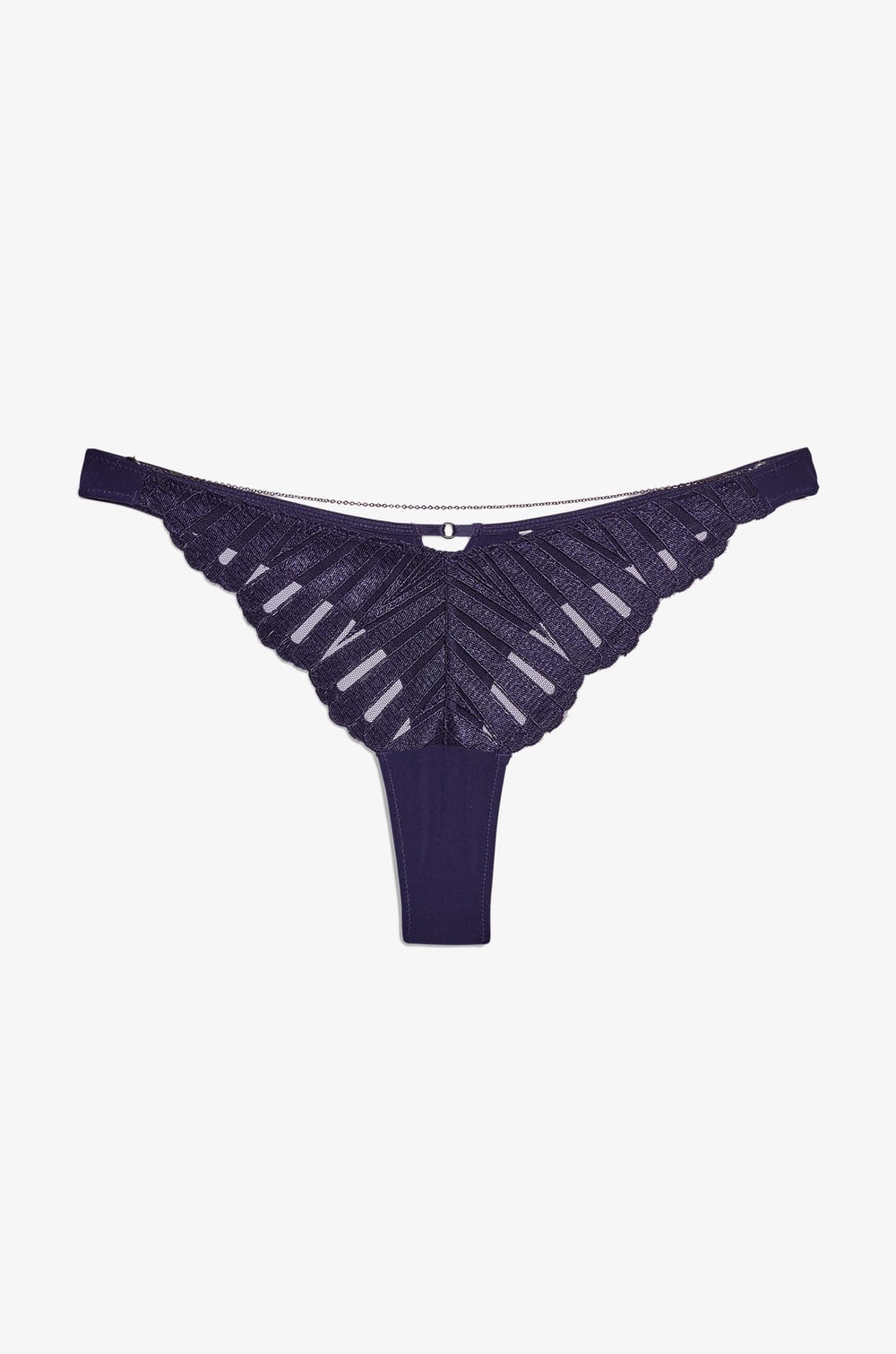 Lace Tanga with Jewelry Details;${refinementColor}