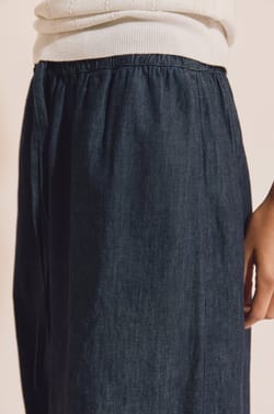 Pantalon &eacute;lastiqu&eacute; en coton;${refinementColor}