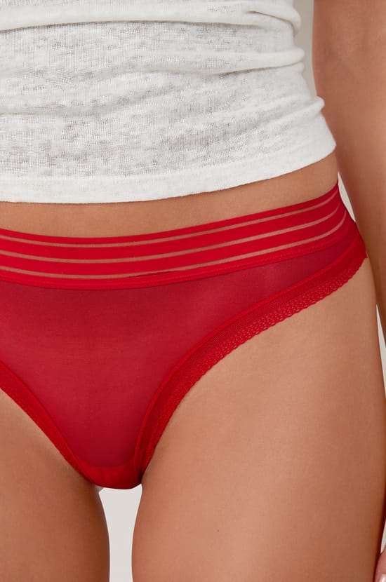 Tanga en tulle;${refinementColor}