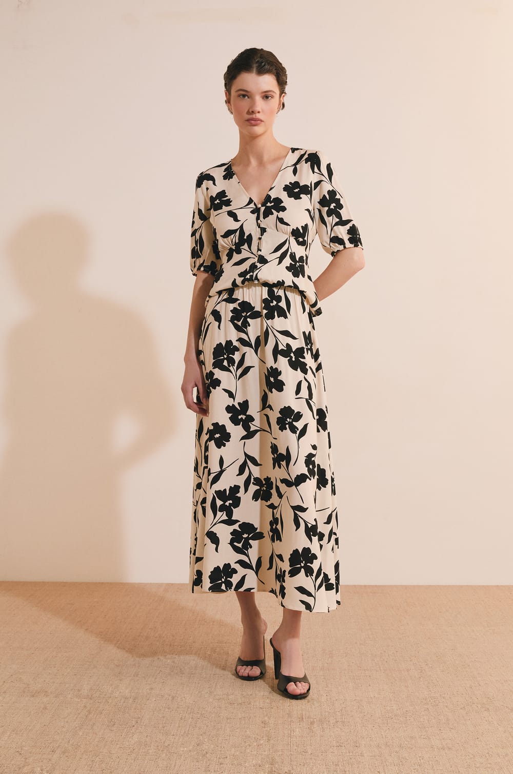 Chemise &agrave; motifs;${refinementColor}