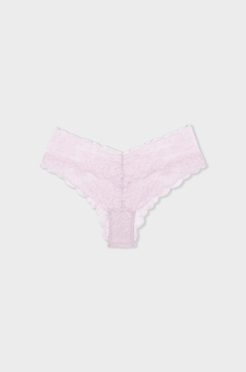 Braguita hipster V-shape de encaje;${refinementColor}