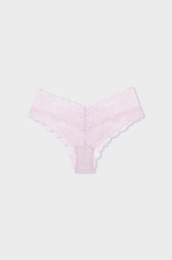 Braguita hipster V-shape de encaje;${refinementColor}