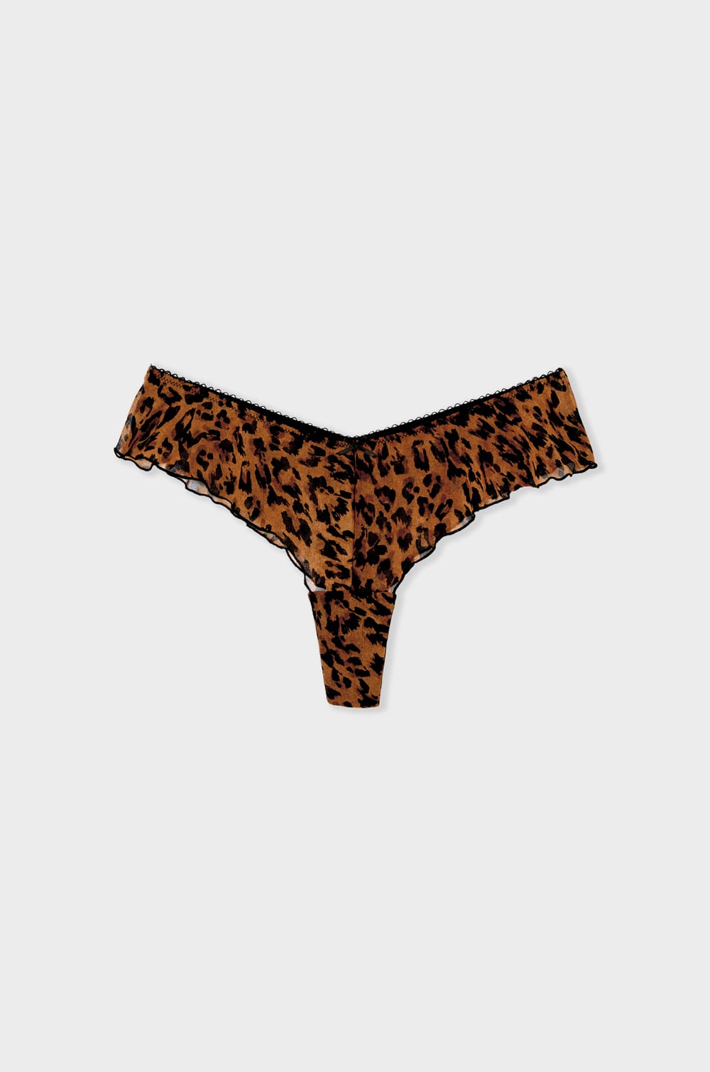 Braguita hipster de tul estampado;${refinementColor}