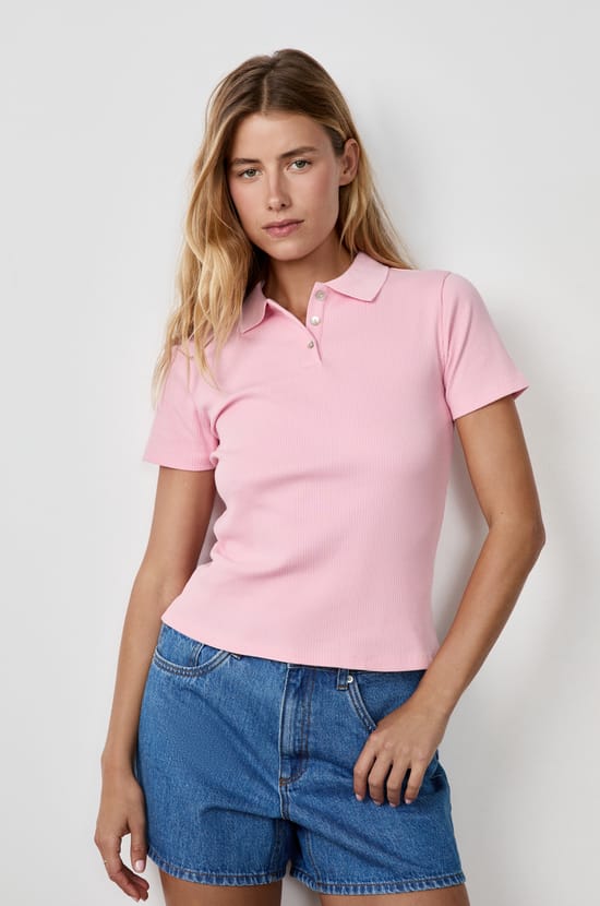 Short-Sleeved Polo Shirt;${refinementColor}