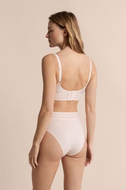 Culotte midi de maternit&eacute; d&eacute;tails dentelle;${refinementColor}