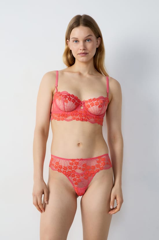 Soutien-gorge N.9 - Balconnet broderie fleurie;${refinementColor}