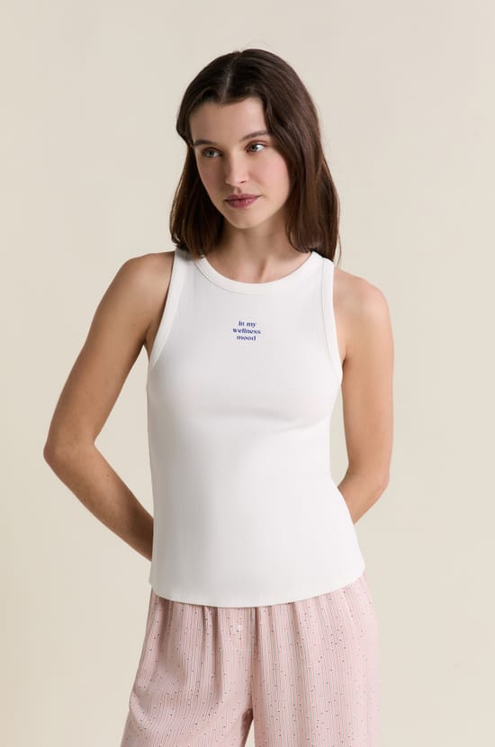 D&eacute;bardeur de pyjama en coton;${refinementColor}