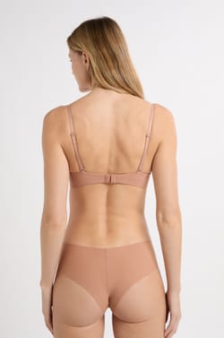 Wireless lightly lined microfibre bra;${refinementColor}