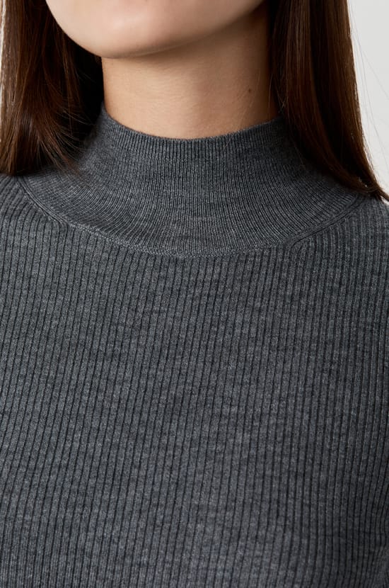 High Neck Sweater;${refinementColor}