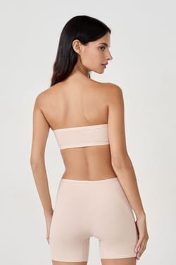 Wireless Strapless Bra in Stretchy Organic Cotton;${refinementColor}