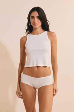 Shorty en coton;${refinementColor}