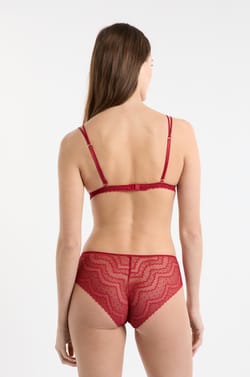 Soutien-gorge triangle en dentelle;${refinementColor}