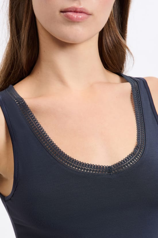 Thermal Knit Tank Top;${refinementColor}