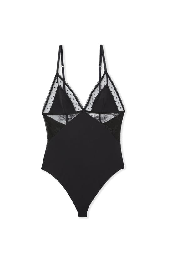 Bodysuit with Embroidery;${refinementColor}