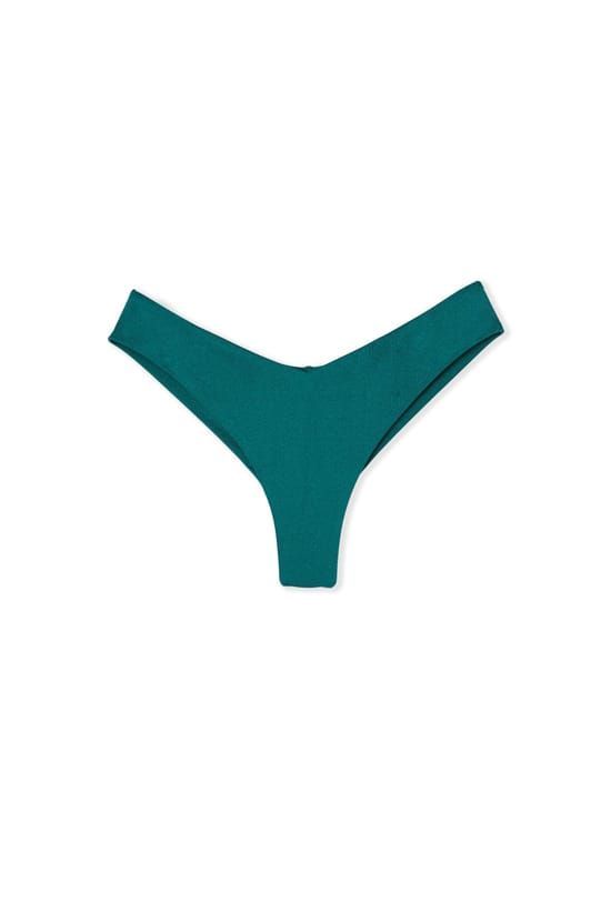 Brazilian High Leg Bikini Bottom;${refinementColor}
