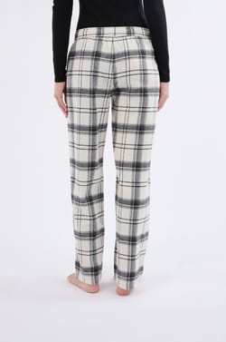 Karierte Pyjama Hose aus Baumwolle;${refinementColor}