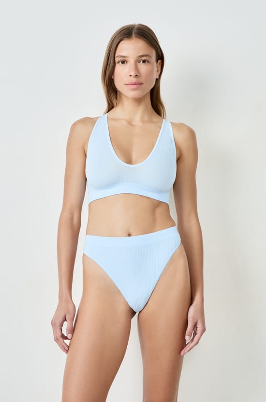 Ribbed Bralette;${refinementColor}
