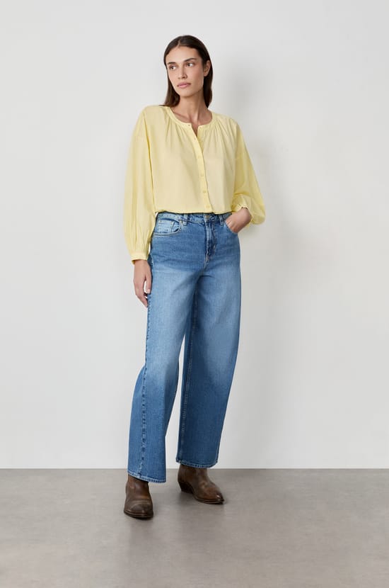 Long-Sleeved Cotton Shirt;${refinementColor}