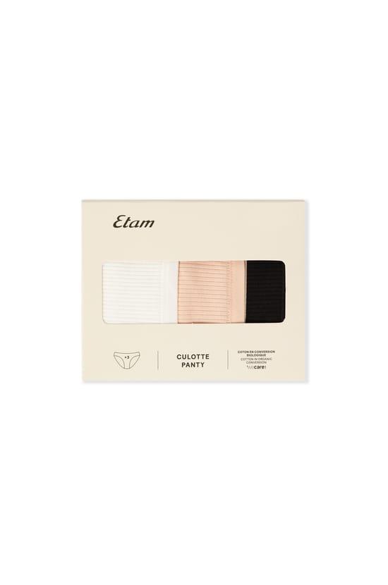 Pack of 3 Cotton Briefs;${refinementColor}