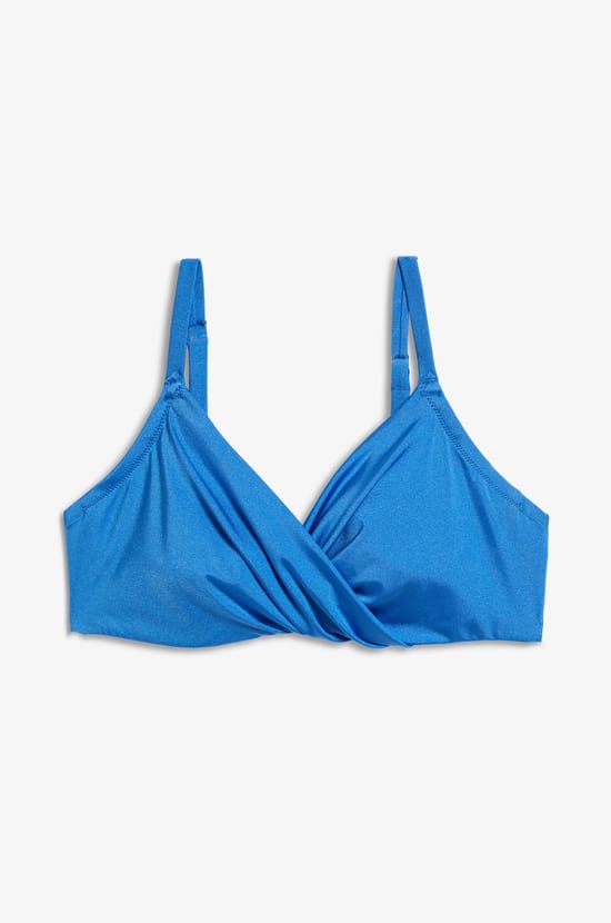 Underwired Triangle Bikini Top;${refinementColor}