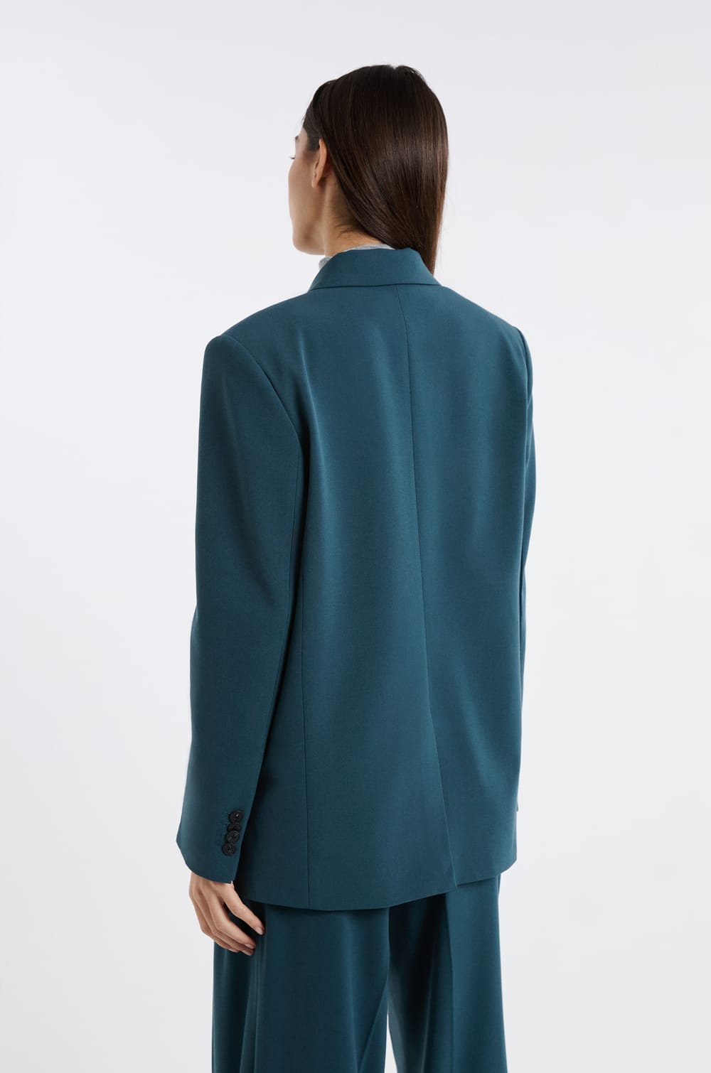 Blazer &agrave; fermeture crois&eacute;e;${refinementColor}