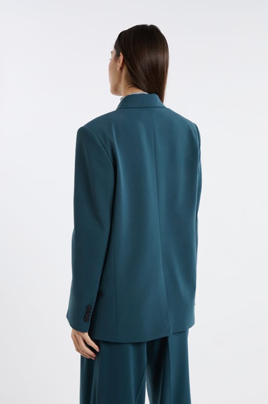 Blazer &agrave; fermeture crois&eacute;e;${refinementColor}