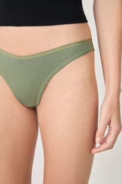 Pack de 3 tangas de algodón;${refinementColor}