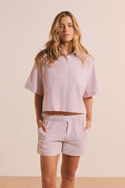 Pantal&oacute;n corto de pijama de algod&oacute;n;${refinementColor}