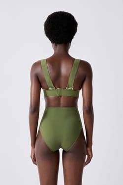 High Waist Bikini Bottom;${refinementColor}