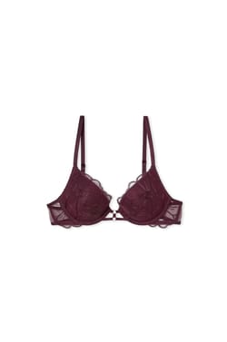 Soutien-gorge N.2 - Le push-up plongeant avec broderie;${refinementColor}