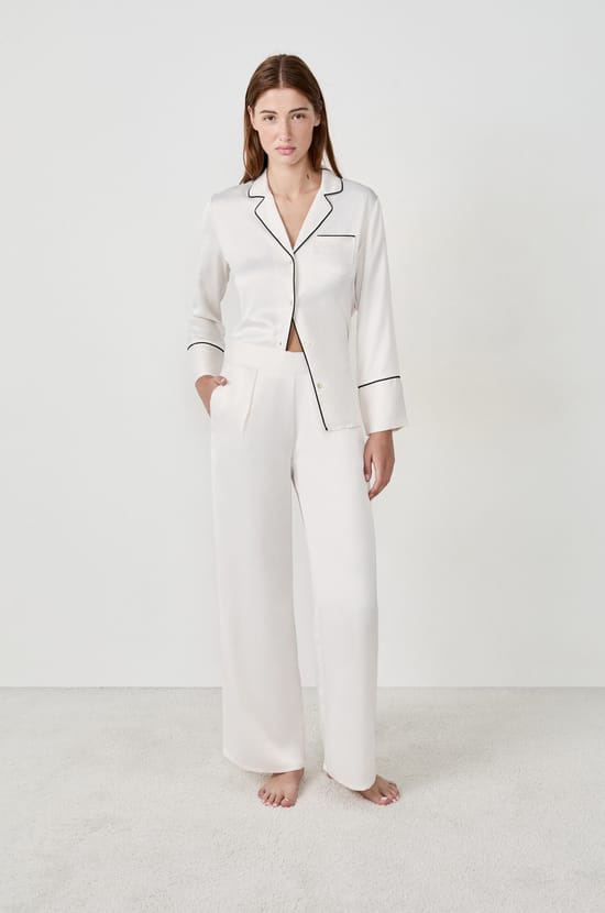 Satin Pyjama Trousers;${refinementColor}