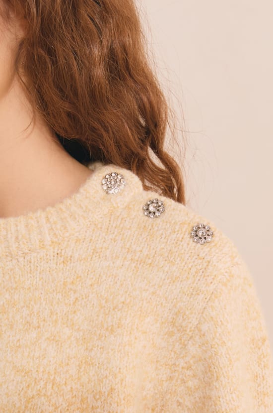 Pull col rond avec laine;${refinementColor}