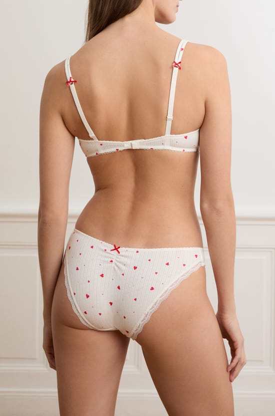 Pointelle Briefs with Heart Motifs;${refinementColor}