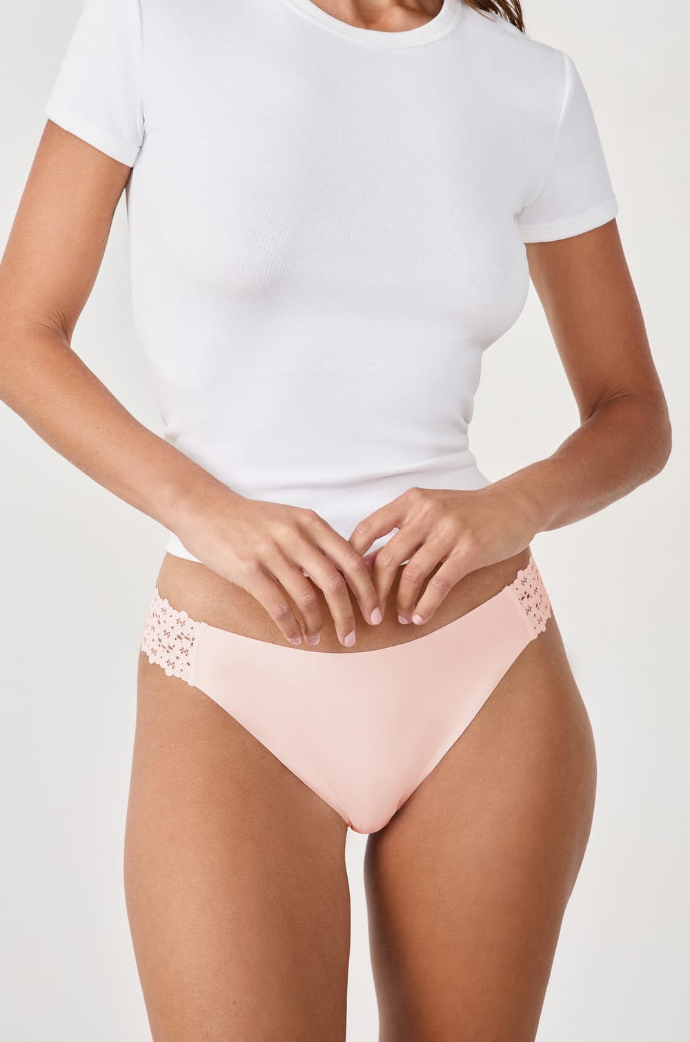 Slip van microvezel en kant;${refinementColor}