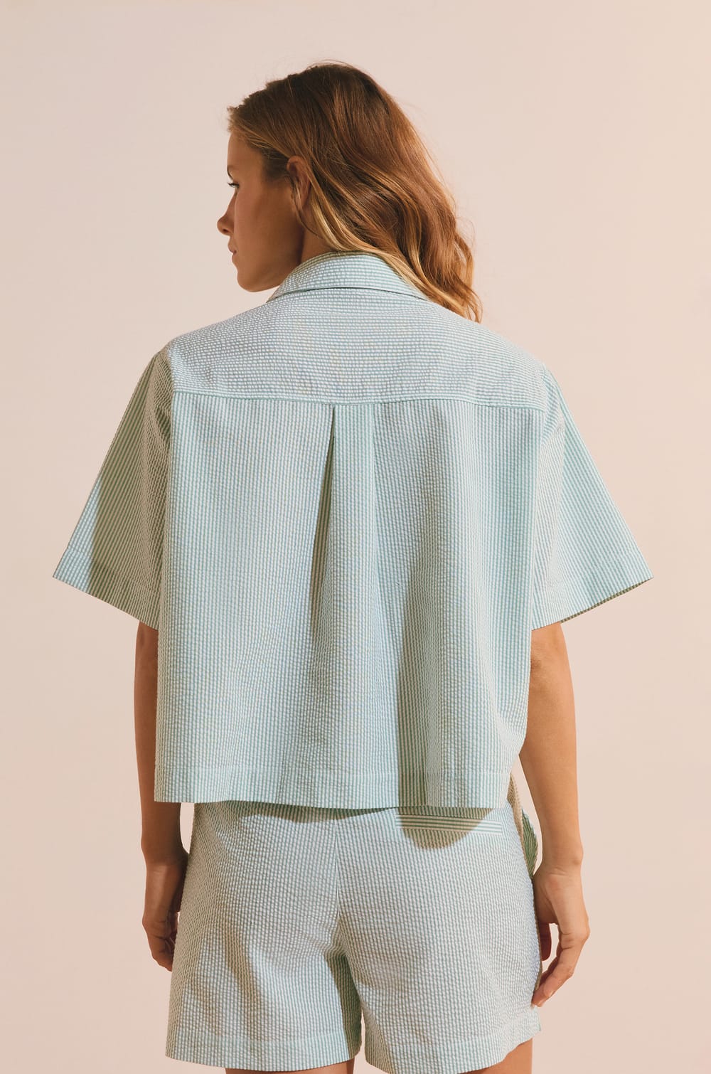 Pyjama Shirt with Cotton;${refinementColor}