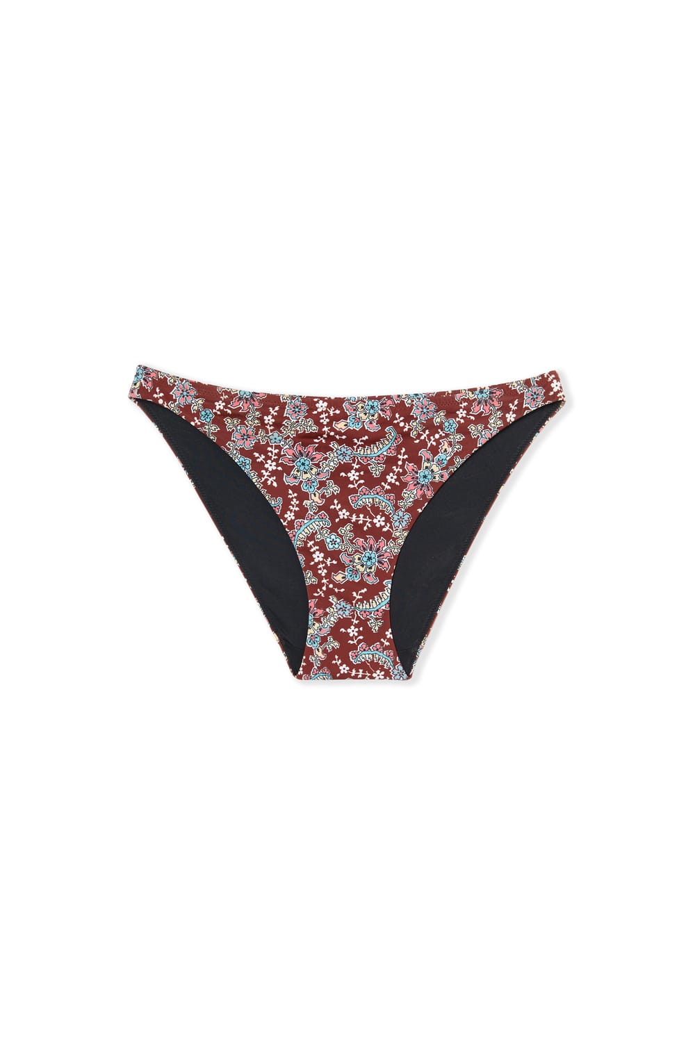Bas de maillot de bain bikini fleuri;${refinementColor}