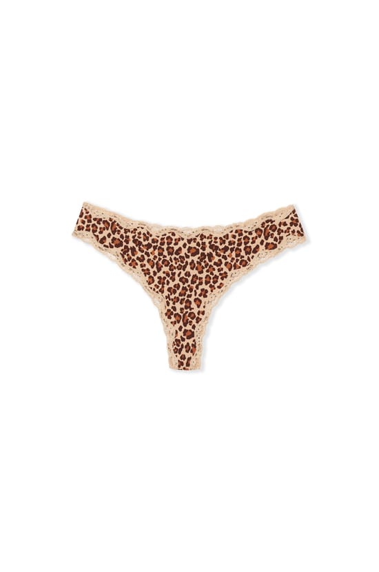 Tanga en microfibre &agrave; motifs;${refinementColor}