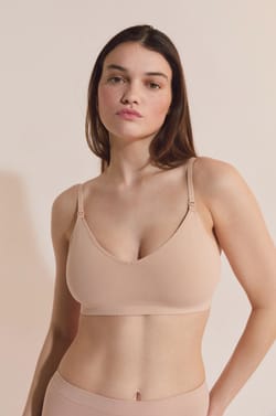 Mutterschafts-Bralette aus Bio-Baumwolle mit Still-Clips;${refinementColor}