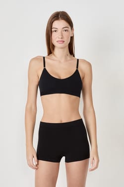 Seamless Boyshort in Organic Cotton;${refinementColor}