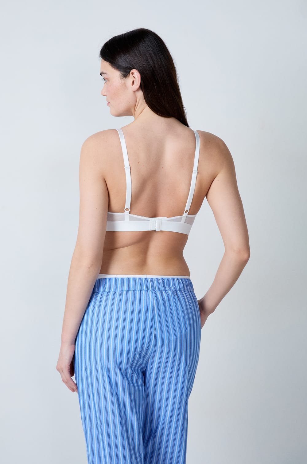 Soutien-gorge triangle sans armatures de maternité, clips d'allaitement;${refinementColor}