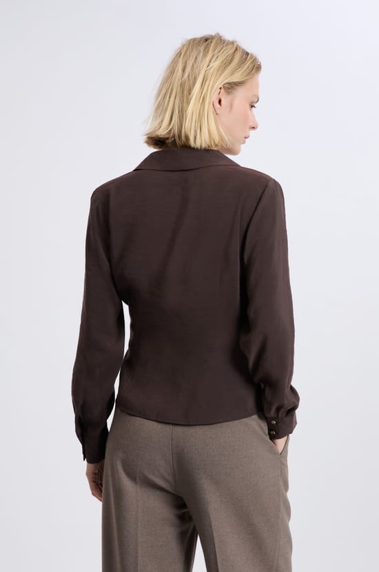 Wrap-style Shirt;${refinementColor}