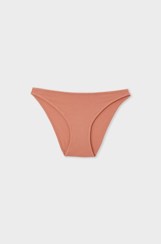 Culotte bikini en coton;${refinementColor}
