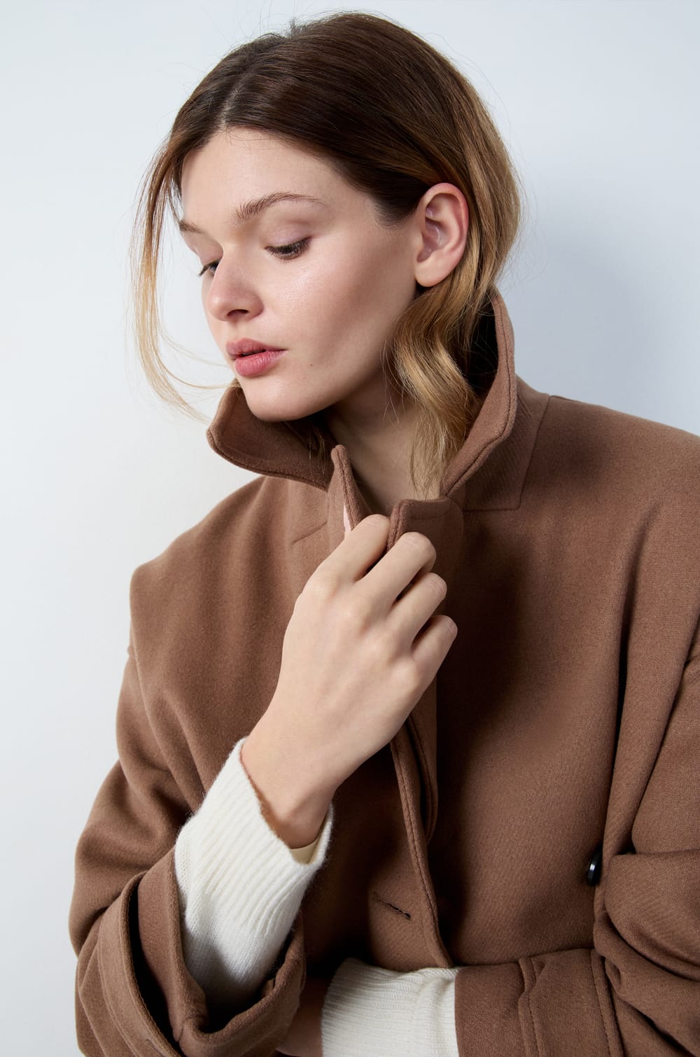 Veste caban court;${refinementColor}
