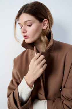 Veste caban court;${refinementColor}