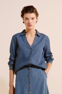 Chemise en jean;${refinementColor}