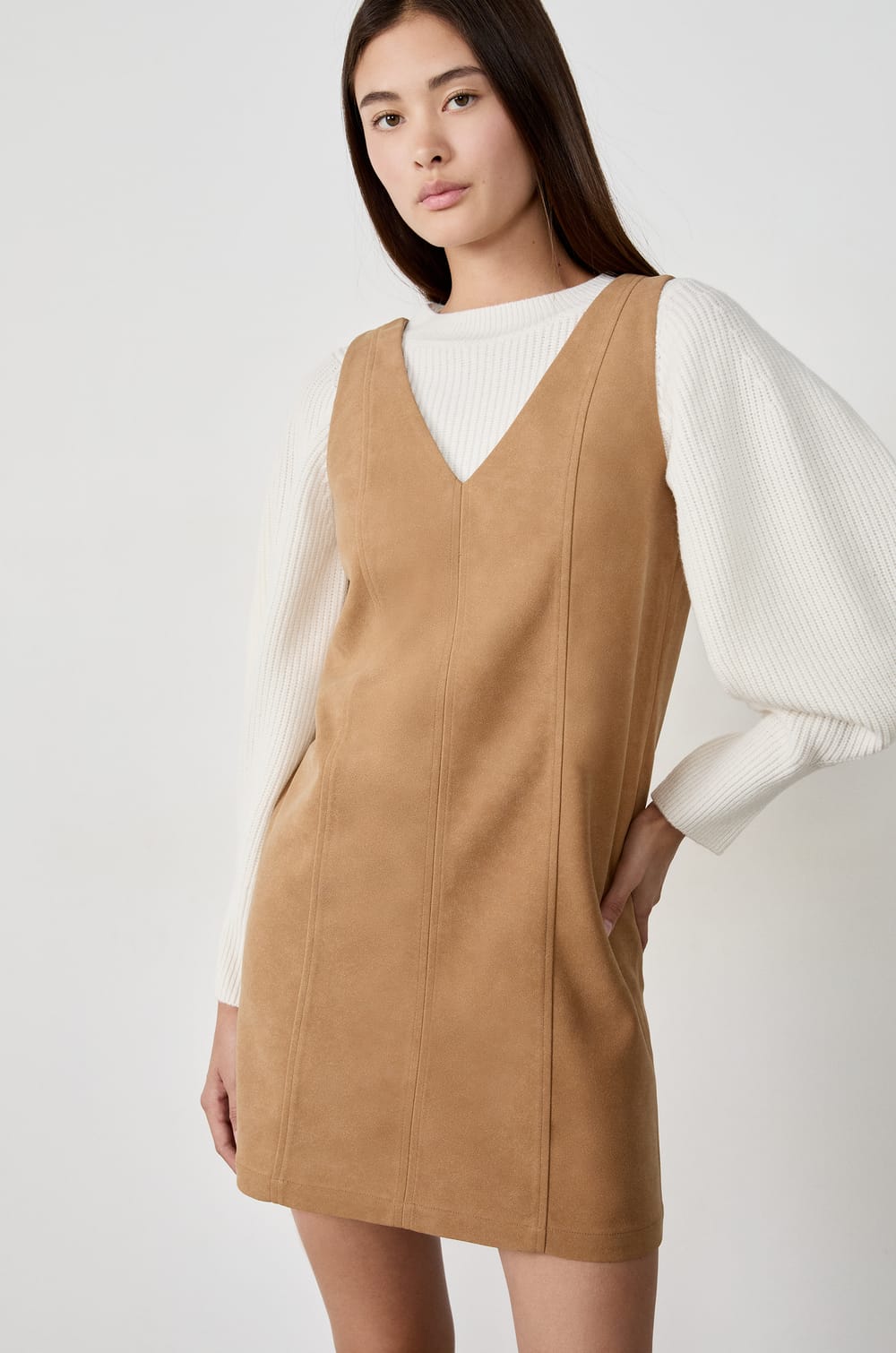 Sleeveless Short Dress;${refinementColor}