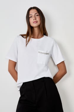 T-shirt with Front Pocket;${refinementColor}