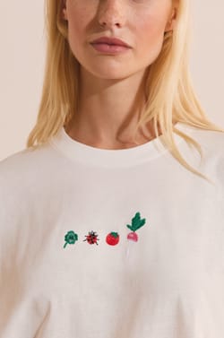 T-shirt de pyjama en coton &agrave; motifs;${refinementColor}