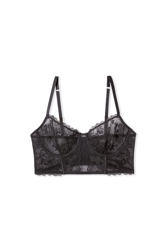 Soutien-gorge bustier avec broderie;${refinementColor}