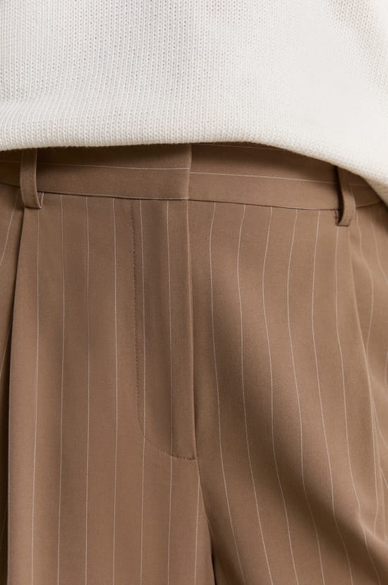 Striped Bermuda Shorts;${refinementColor}